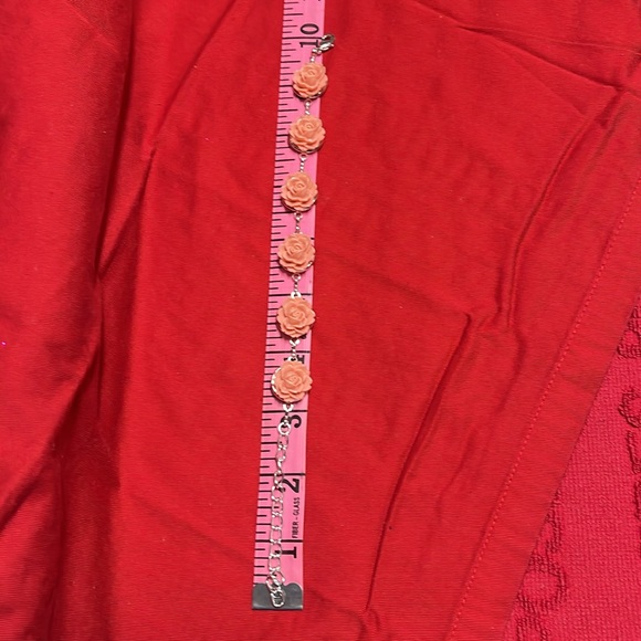 Peony /Rose Bracelet & Earrings Set Special NWOT - Picture 7 of 8